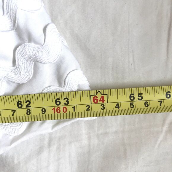 NWT Lisa Marie Fernandez for Target White Ric Rac Midi Dress Bell Sleeve - Picture 14 of 16